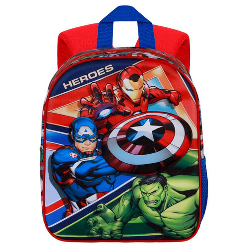 Mochila 3D Battle Los Vengadores Avengers Marvel 30cm
