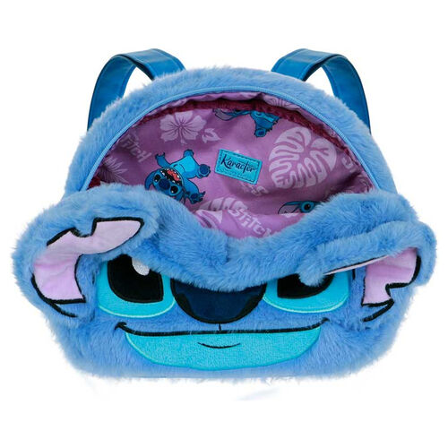 Bolso mochila peluche Corazon Stitch Disney