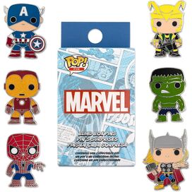 Blind Box Mystery Enamel Pin Marvel Loungefly surtido