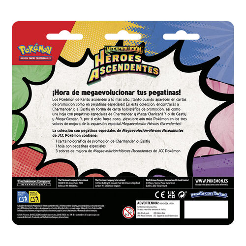 Cartas Tech Sticker Heroes Ascendentes Pokemon español