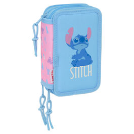 Disney Stitch Bright triple pencil case 37pcs
