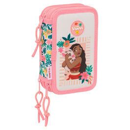 Disney Moana Vaiana triple pencil case 37pcs
