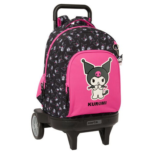 Trolley Compact Evolution Kuromi Hello Kitty 45cm