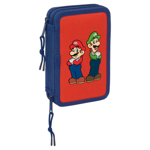 Super Mario Bros Mamma Mia double pencil case 29pcs