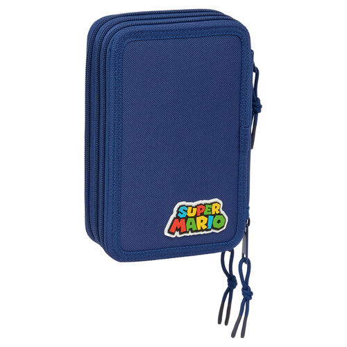 Super Mario Bros Mamma Mia triple pencil case 37pcs