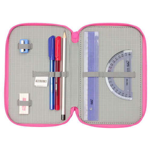 Plumier Kuromi Hello Kitty triple 37pzs