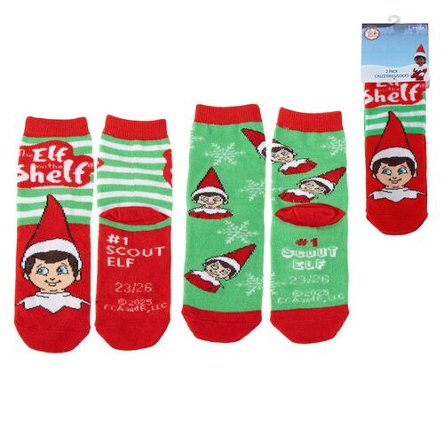 The Elf on the Shelf Set 2 pairs of socks