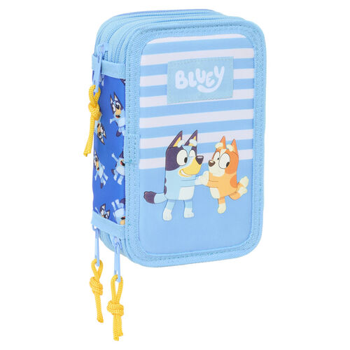 Bluey Lets Play triple pencil case 37pcs