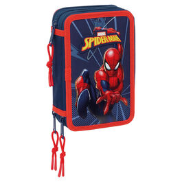 Marvel Spiderman triple pencil case 37pcs