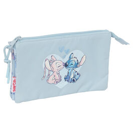 Disney Stitch triple pencil case