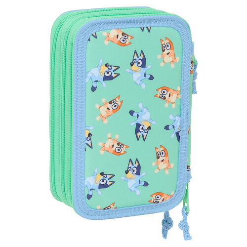 Bluey Sisters triple pencil case 37pcs