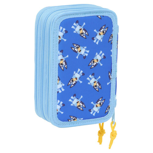 Bluey Lets Play triple pencil case 37pcs