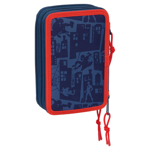 Marvel Spiderman triple pencil case 37pcs