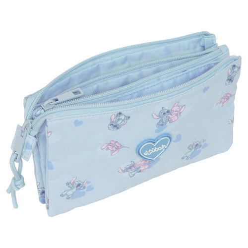 Disney Stitch triple pencil case