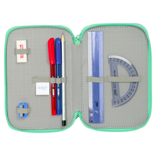 Bluey Sisters triple pencil case 37pcs