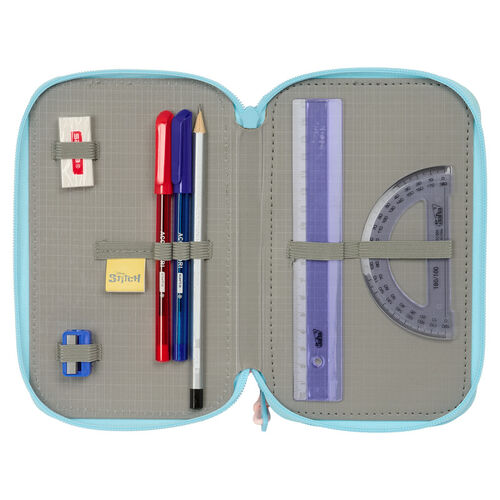 Disney Stitch Ohana triple pencil case 37pcs