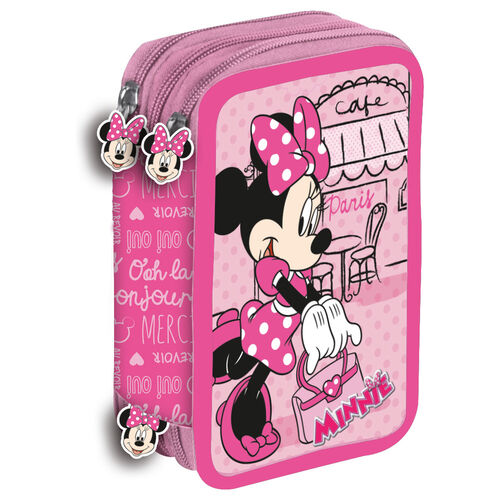 Disney Minnie Paris triple pencil case
