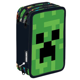 Minecraft Characters triple pencil case