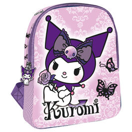 Mochila Purple Kuromi Hello Kitty 30cm