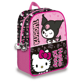 Mochila 3D Kuromi & Hello Kitty 30cm