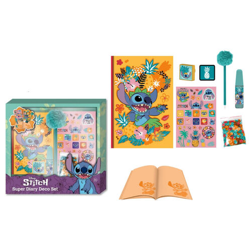 Disney Stitch Diary Deco set