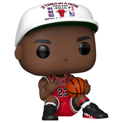 Figura POP NBA Chicago Bulls Michael Jordan 3 Times in a Row