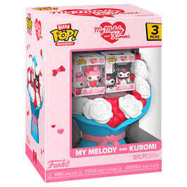 Figura Bitty POP Bouquet Hello Kitty My Melody and Kuromi San Valentin Figura Bitty POP Bouquet Hello Kitty My Melody and Kuromi San Valentin