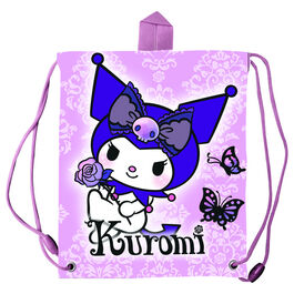 Saco merienda Purple Kuromi Hello Kitty 30cm