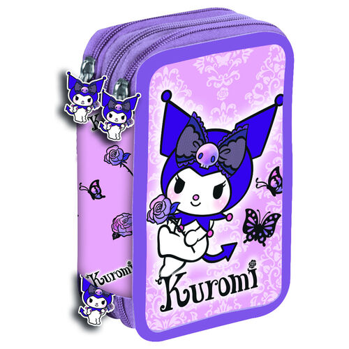Plumier Purple Kuromi Hello Kitty triple