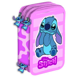 Disney Stitch Lovely triple pencil case