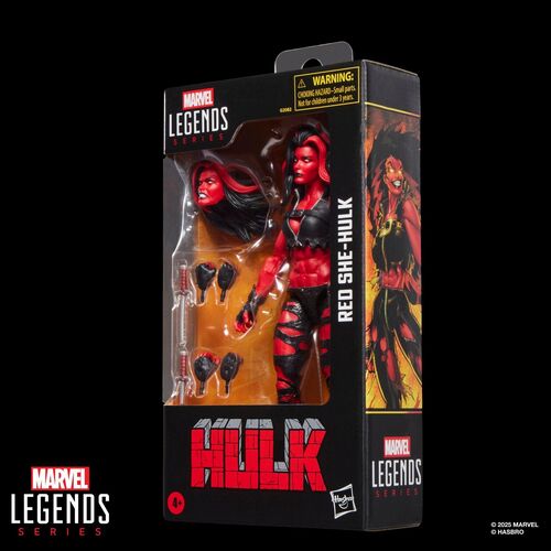 Figura Hulka Roja She-Hulk Marvel Legends 15cm