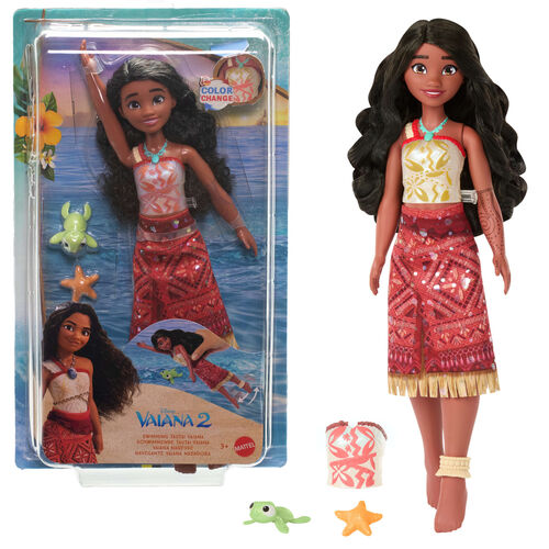 Disney Vaiana Moana Swimming Tautai Vaiana doll