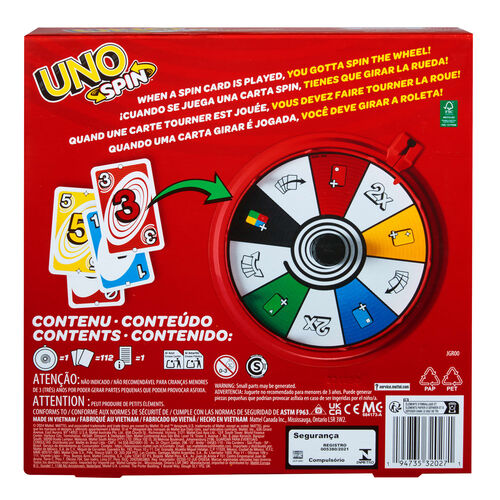 UNO Spin card game