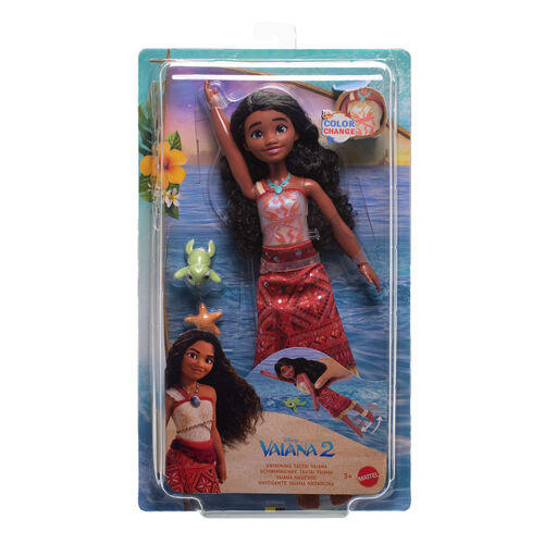Disney Vaiana Moana Swimming Tautai Vaiana doll