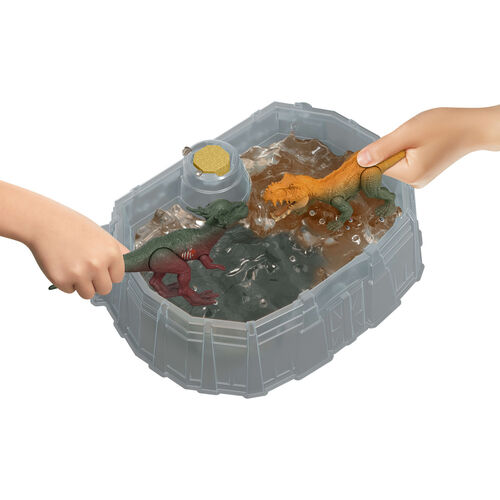 Set 2 Dinosaurios Dino Reveal Battle Pack Jurassic World surtido