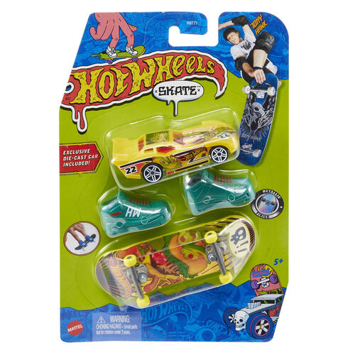 Skate + Coche Hot Wheels surtido