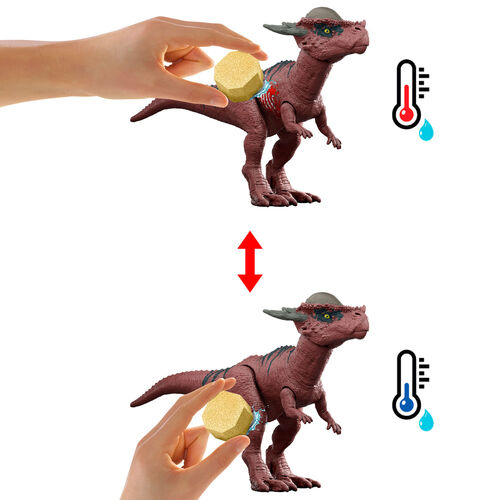 Set 2 Dinosaurios Dino Reveal Battle Pack Jurassic World surtido