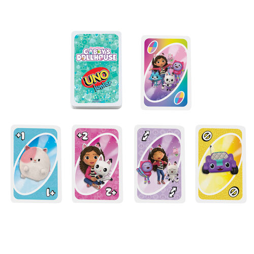 Juego cartas UNO Junior La Casa de Muñecas de Gabby