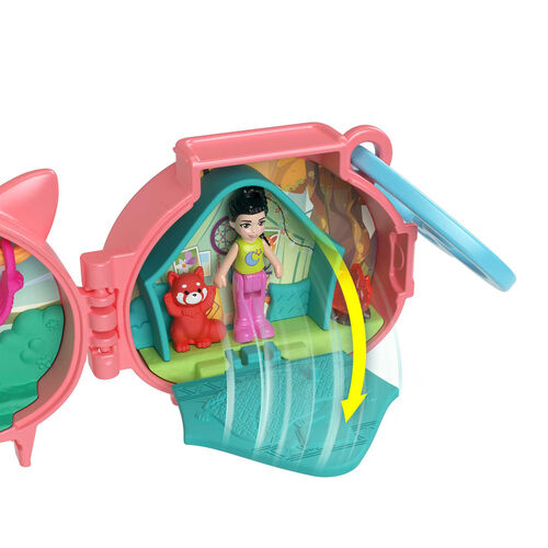 Estuche Panda Rojo Polly Pocket