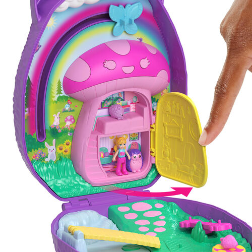 Polly Pocket Mama Hedgehog and Baby chest bag