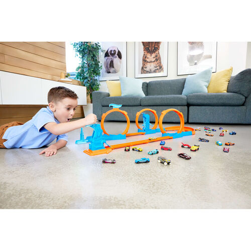 Pista Tripe Loop Hot Wheels