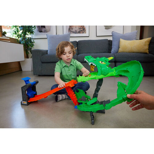 Pista Dragon Destruction Monster Trucks Hot Wheels