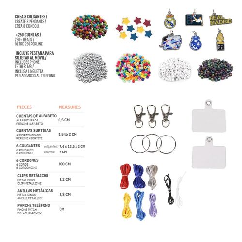 Set crea colgantes Real Madrid