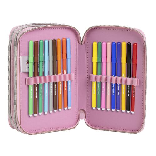 Hello Kitty triple pencil case