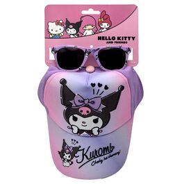 Hello Kitty Kuromi set cap + sunglasses