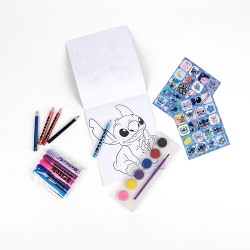 Disney Stitch backpack stationery set