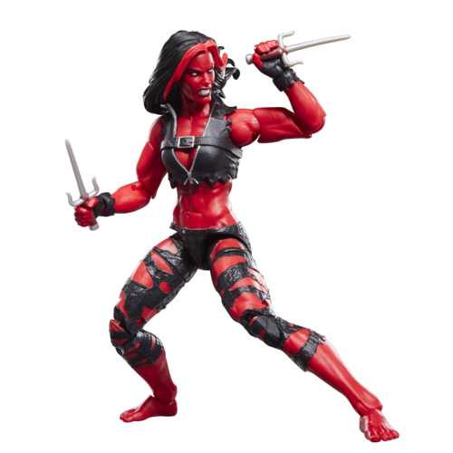 Figura Hulka Roja She-Hulk Marvel Legends 15cm