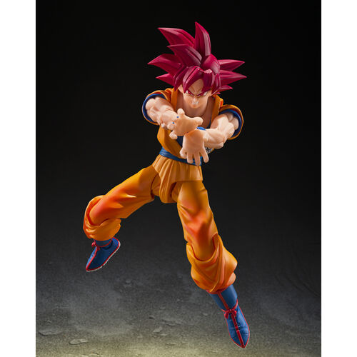 Figura S.H.Figuarts Super Saiyan God Son Goku God Aura Dragon Ball Super 14,5cm