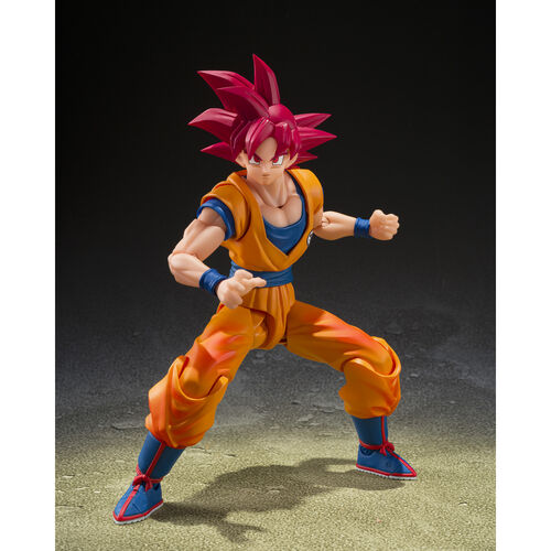 Figura S.H.Figuarts Super Saiyan God Son Goku God Aura Dragon Ball Super 14,5cm