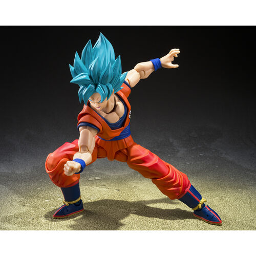Figura S.H.Figuarts Super Saiyan God Super Saiyan Son Goku Blue Power Transcending Limits Dragon Ball Super 14,5cm